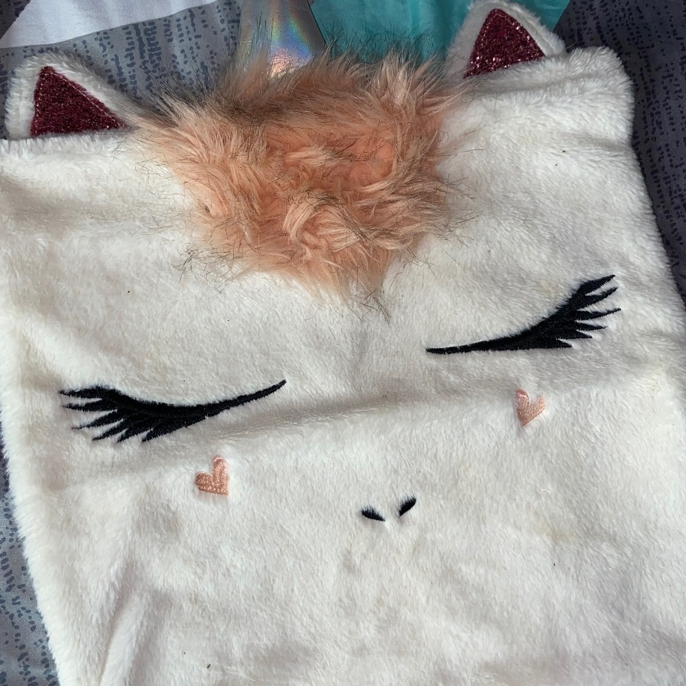 Unicorn and Kitty Pillow Covers